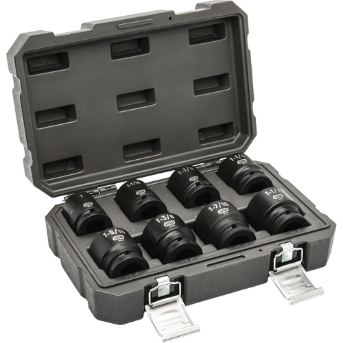 Jeu de douilles SAE &agrave; 6 pans, 8 Mcx, Chocs, Prise de 3/4" Nuna Depot Inc.