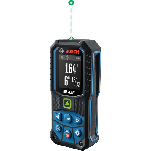 BLAZE Green Beam Laser Measure, 0' - 165' (0 m - 50.2 m) Range, Digital (Electronic) Nuna Depot Inc.