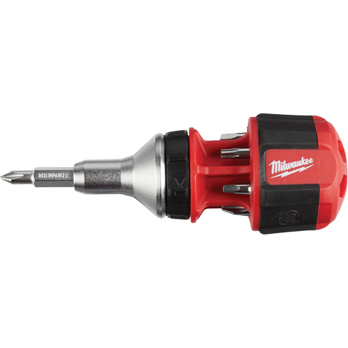 8-in-1 Compact Ratcheting 1/4" Drive Multi-Bit Driver, Cushion Grip Handle Nuna Depot Inc.
