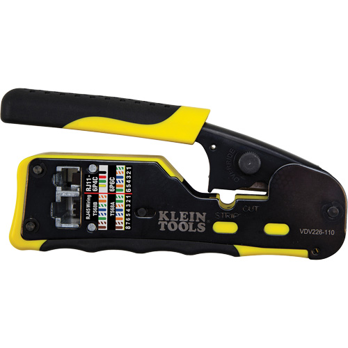 Ratcheting Ethernet Cable Crimper/Stripper/Cutter for Pass-Thru Connectors Nuna Depot Inc.