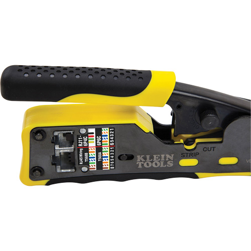 Ratcheting Ethernet Cable Crimper/Stripper/Cutter for Pass-Thru Connectors Nuna Depot Inc.