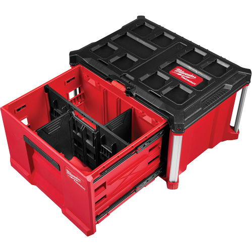 Boîte &agrave; outils avec un tiroir PACKOUT avec une capacit&eacute; de 50 lb, 16-3/10" x 22-1/5" x 14-3/10", Noir/Rouge Nuna Depot Inc.
