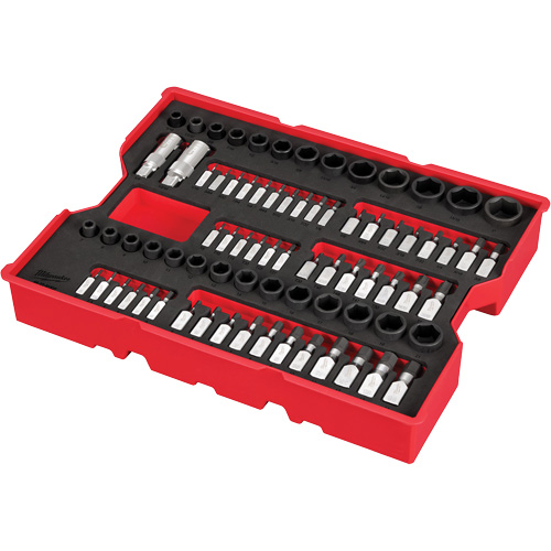 1/4” & 3/8” Drive Metric, SAE & Torx&reg; Socket Set with Tray for PACKOUT Drawers, 77 Pcs Nuna Depot Inc.