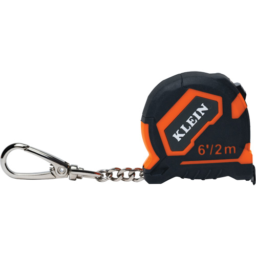 Keychain Tape Measure, 1/2" x 6'/2 m, 1/32''/0.79 mm Graduations Nuna Depot Inc.