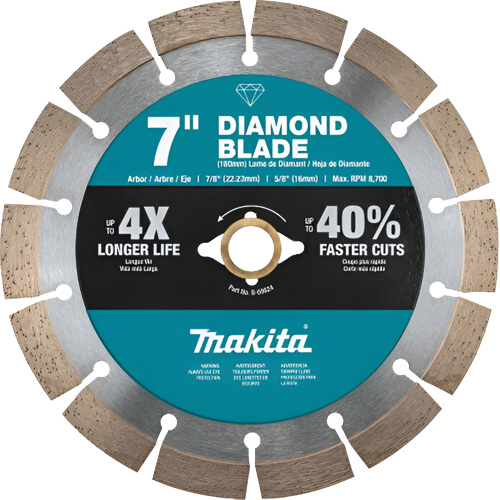 Lame de diamant segment&eacute;e pour un usage g&eacute;n&eacute;ral Nuna Depot Inc.