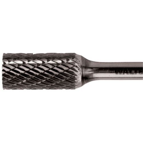 Double Cut Cylindrical Carbide Burr, 1/2" Dia., 1/4" Shank, 1" Depth of Cut Nuna Depot Inc.