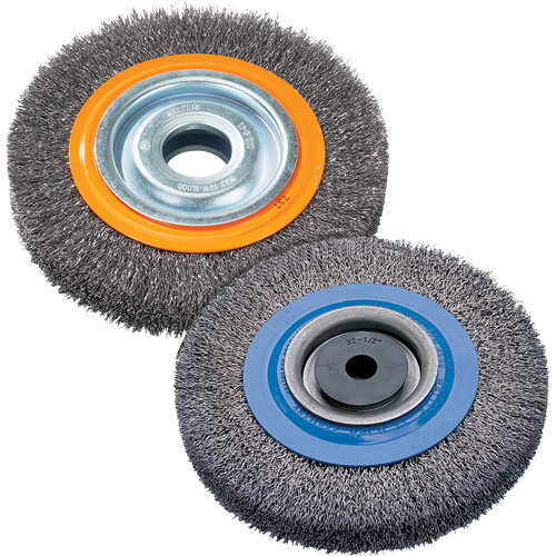 Brosse rotative, 8" dia., Fils 0,118", Arbre 1-1/4" Nuna Depot Inc.