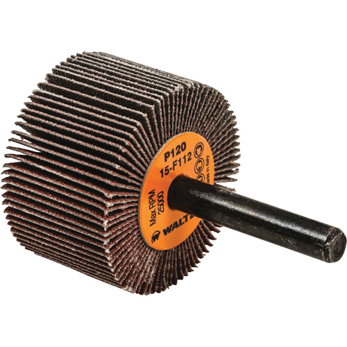Flap Wheels-Coolcut Flap Wheels, Aluminum Oxide, 120 Grit, 1-1/2" x 1" x 1/4" Nuna Depot Inc.