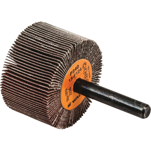 Flap Wheels-Coolcut Flap Wheels, Aluminum Oxide, 240 Grit, 1-1/2" x 1" x 1/4" Nuna Depot Inc.
