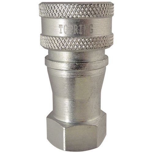 Hydraulic Quick Coupler - Steel Manual Coupler, Brass/Stainless Steel Nuna Depot Inc.