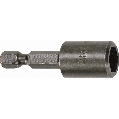Tourne-&eacute;crou pour vis SAE de feuille m&eacute;tallique, Embout 1/4", Prise 1/4", 1-3/4" lo, Magn&eacute;tique Nuna Depot Inc.