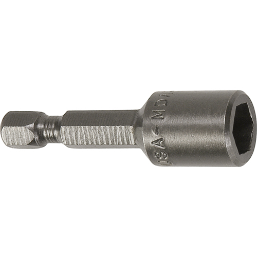 Tourne-&eacute;crou pour vis m&eacute;trique de feuille m&eacute;tallique, Embout 6 mm, Prise 1/4", 44,5 mm lo, Magn&eacute;tique Nuna Depot Inc.