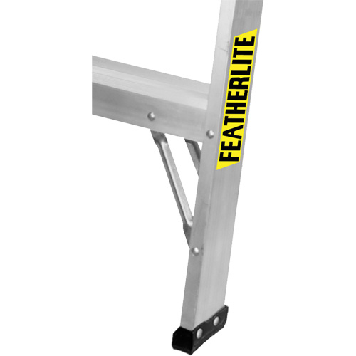 Industrial-Duty Sawhorse, 2' H x 31.9375" W x 23.50" D, 300 lbs. Capacity, Aluminum Nuna Depot Inc.