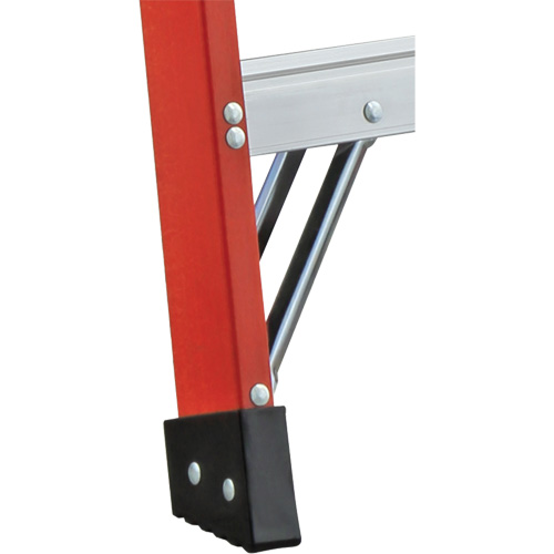 6600 AA Series Industrial Extra Heavy-Duty 2-Way Stepladders, Fibreglass, 375 lbs. Capacity, 4' Nuna Depot Inc.
