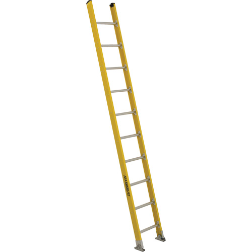 Industrial Extra Heavy-Duty Straight Ladders (5600 Series), 10', Fibreglass, 375 lbs., CSA Grade 1AA Nuna Depot Inc.