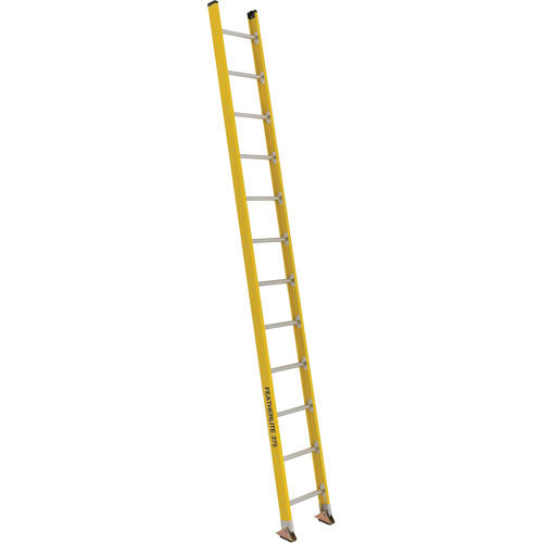 Industrial Extra Heavy-Duty Straight Ladders (5600 Series), 12', Fibreglass, 375 lbs., CSA Grade 1AA Nuna Depot Inc.