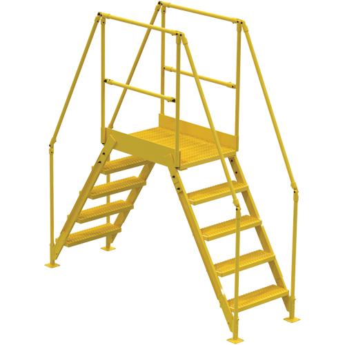 Crossover Ladder, 91-1/2" Overall Span, 50" H x 36" D, 24" Step Width Nuna Depot Inc.