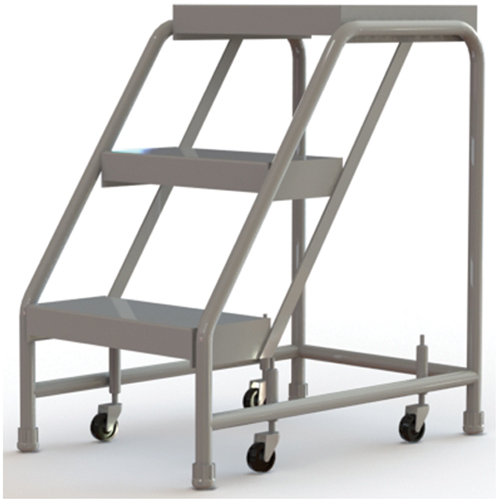 &eacute;chelles roulantes, 3 marches, Largeur de la marche 16", Hauteur de la plateforme 30", Aluminium Nuna Depot Inc.
