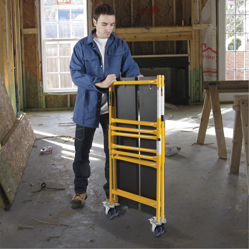 Ensemble de petit &eacute;chafaudage de base de 4' Jobsite Series, Cadre Acier, 41" p x 45-3/4" h Nuna Depot Inc.