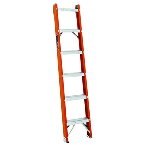FH1000 Series Industrial Heavy-Duty Shelf Ladders, 6', Fibreglass, 300 lbs., CSA Grade 1A Nuna Depot Inc.