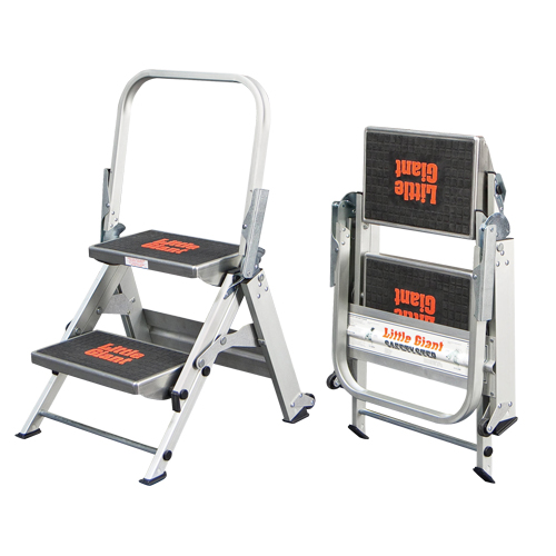 Safety Stepladder, 1.5', Aluminum, 300 lbs. Capacity, Type 1A Nuna Depot Inc.