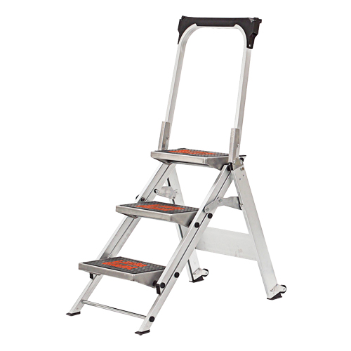 Safety Stepladder with Bar & Tray, 2.2', Aluminum, 300 lbs. Capacity, Type 1A Nuna Depot Inc.