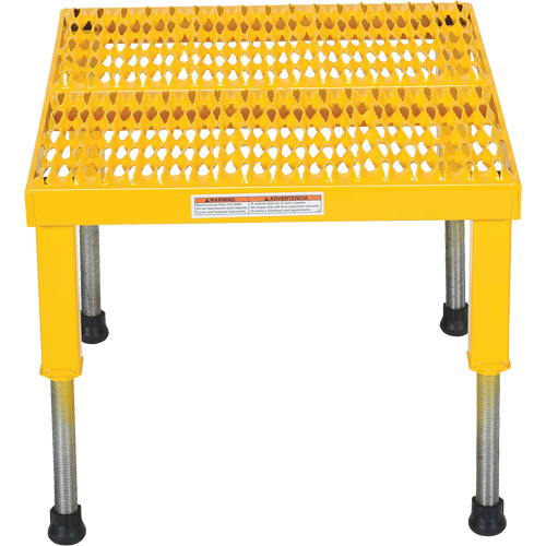 Plate-forme ajustable Step-Mate, 1 marche(s), 23-1/2" la x 19-9/16" lo x 16-1/2" h, Capacit&eacute; 500 lb Nuna Depot Inc.