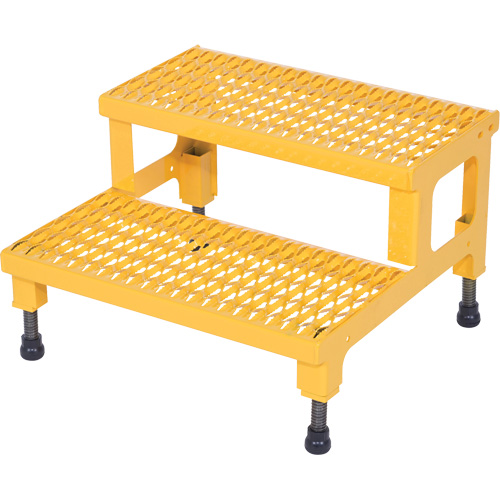 Plate-forme ajustable Step-Mate, 2 marche(s), 23-13/16" la x 22-7/8" lo x 15-1/4" h, Capacit&eacute; 500 lb Nuna Depot Inc.