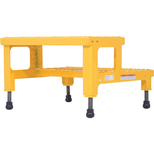 Plate-forme ajustable Step-Mate, 2 marche(s), 23-13/16" la x 22-7/8" lo x 15-1/4" h, Capacit&eacute; 500 lb Nuna Depot Inc.