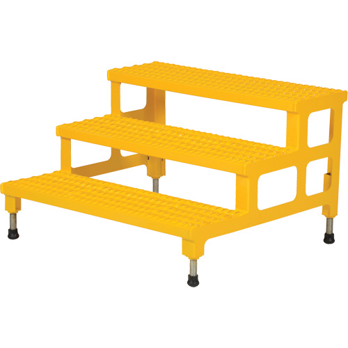 Plate-forme ajustable Step-Mate, 3 marche(s), 36-3/16" la x 33-7/8" lo x 22-1/4" h, Capacit&eacute; 500 lb Nuna Depot Inc.