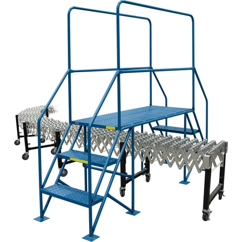 Crossover Ladder, 35-1/2" Overall Span, 31-1/2" H x 22" D, 22" Step Width Nuna Depot Inc.