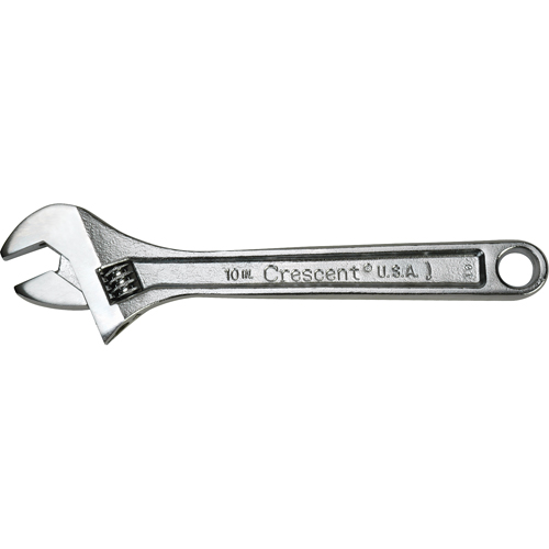Crescent Adjustable Wrenches, 4" L, 1/2" Max Width, Chrome Nuna Depot Inc.
