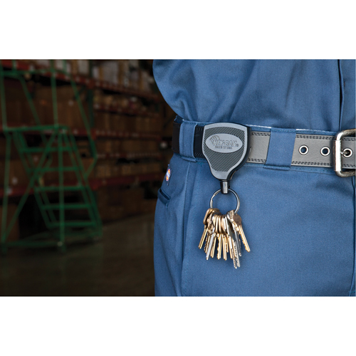 Porte-cl&eacute;s Super48, Polycarbonate, C&acirc;ble 48", Fixation Agrafe de ceinture Nuna Depot Inc.