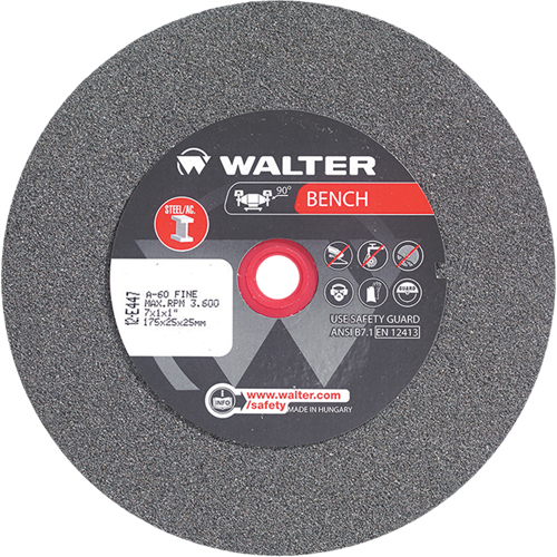 Bench Grinding Wheels, 7" x 1", 1" Arbor, 1 Nuna Depot Inc.