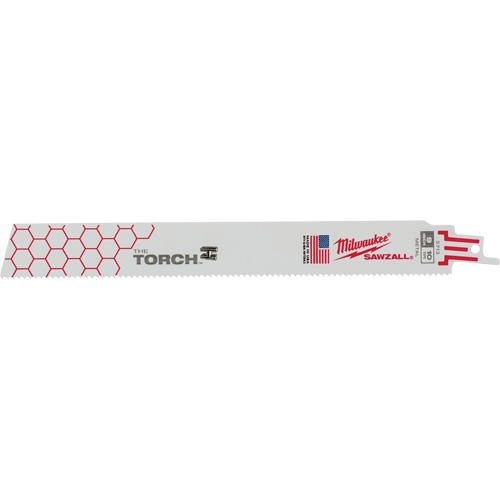 The Torch Sawzall&reg; Blades, Bi-Metal, 10 TPI, 9" L x 1" W Nuna Depot Inc.