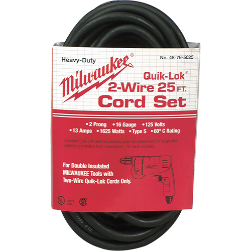 2-Wire Quik-Lok&reg; Cord Nuna Depot Inc.