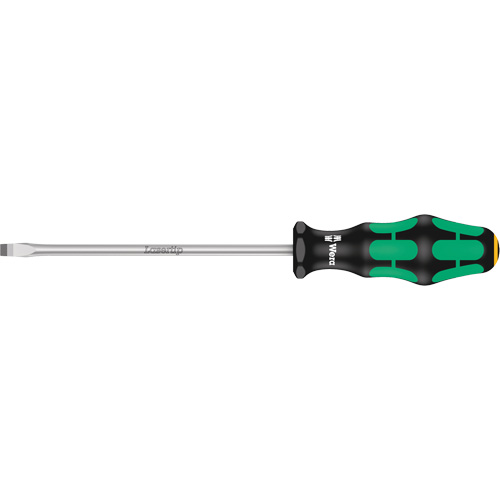 Tapered Slotted Screwdriver, 6.5 mm Tip, Round, 10-1/16" L, Plastic Handle Nuna Depot Inc.