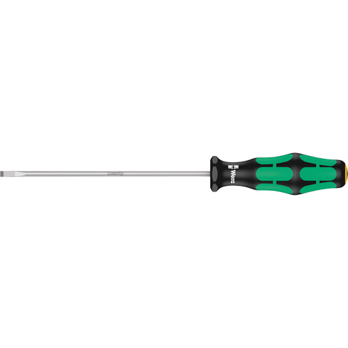 Slotted Screwdriver, 3.5 mm Tip, Round, 8-1/8" L, Plastic Handle Nuna Depot Inc.
