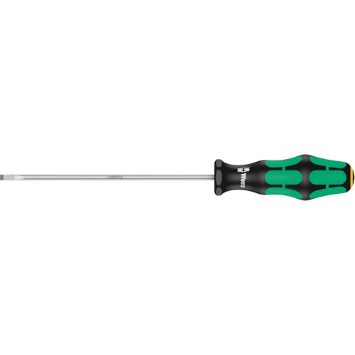 Slotted Screwdriver, 4 mm Tip, Round, 9-3/4" L, Plastic Handle Nuna Depot Inc.
