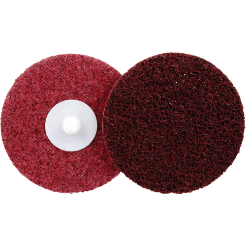 Disque de conditionnement de surface &agrave; remplacement rapide Standard Abrasives, 3" dia., Grain Moyen, Oxyde d'aluminium Nuna Depot Inc.