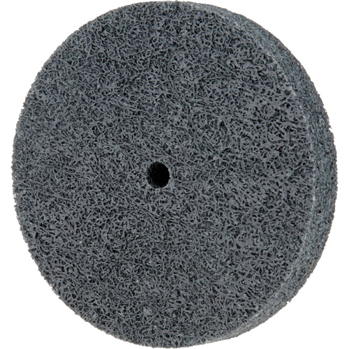 Standard Abrasives 500 Series Soft Density Unitized Wheels, 3" x 1/2", 1/4" Arbor, Fine Grit, Silicon Carbide Nuna Depot Inc.