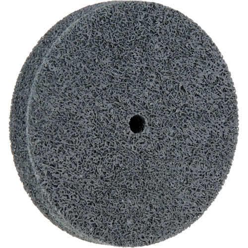 Standard Abrasives 500 Series Soft Density Unitized Wheels, 3" x 1/2", 1/4" Arbor, Fine Grit, Silicon Carbide Nuna Depot Inc.