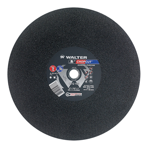 Meules &agrave; tronçonner Chopcut, 16" x 7/8", Arbre de 1", Type 1, Oxyde d'aluminium, 3800 Tr/min Nuna Depot Inc.