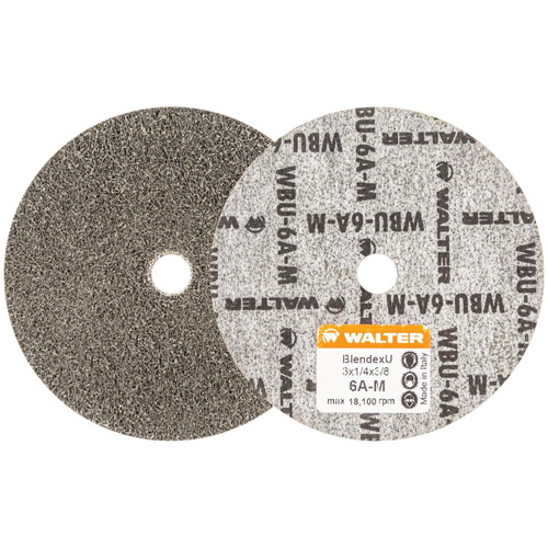 Blendex U Finishing Wheel, 3" Dia., 6AM Grit, Silicon Carbide Nuna Depot Inc.