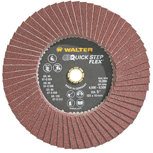 QUICK-STEP FLEX, 5" x Type 29, 80 Grit, Aluminum Oxide Nuna Depot Inc.