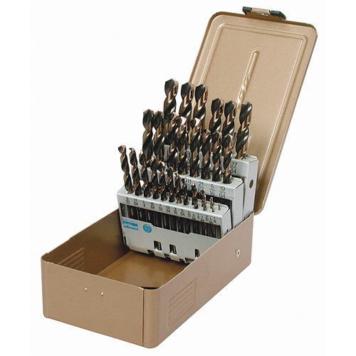 Jobber Length Drill Set, 15 Pieces, High Speed Steel Nuna Depot Inc.