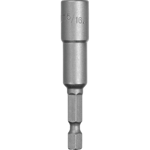 Nut Driver, 5/16" Tip, 1/4" Drive, 2-9/16" L, Magnetic Nuna Depot Inc.