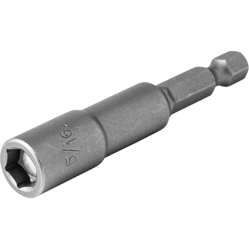 Nut Driver, 5/16" Tip, 1/4" Drive, 2-9/16" L, Magnetic Nuna Depot Inc.