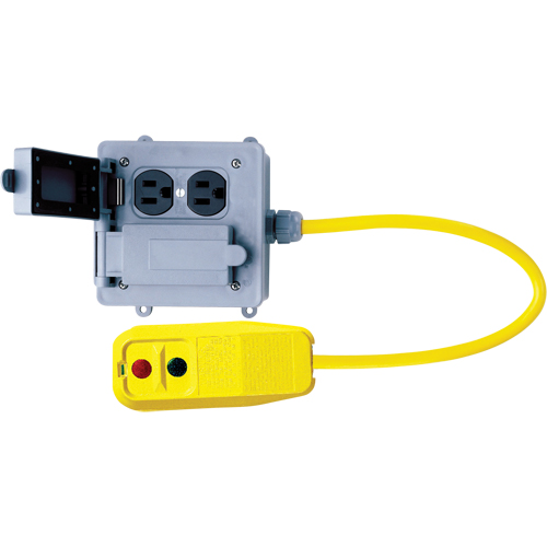 GFCI Quad Outlet Boxes, 120 V, 15 A, 6' Cord Nuna Depot Inc.