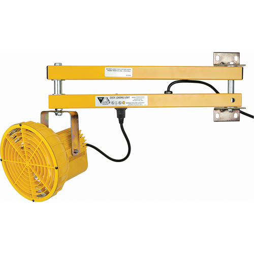 Dock Lights, 24" Arm, 50 W, High Pressure Sodium Lamp, Polycarbonate Nuna Depot Inc.